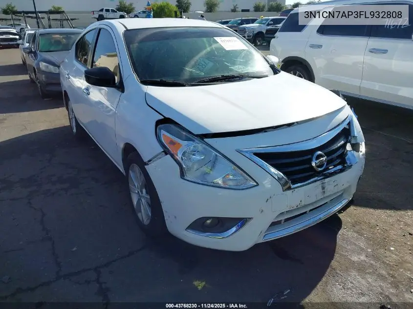 3N1CN7AP3FL932808 2015 Nissan Versa 1.6 Sl