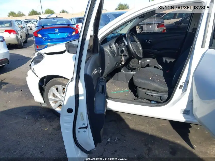 3N1CN7AP3FL932808 2015 Nissan Versa 1.6 Sl