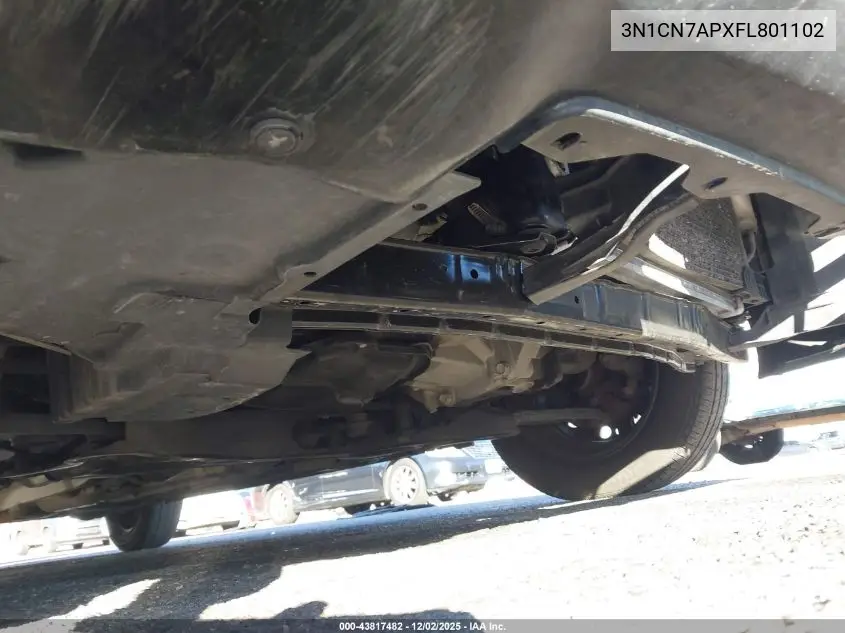 3N1CN7APXFL801102 2015 Nissan Versa 1.6 S
