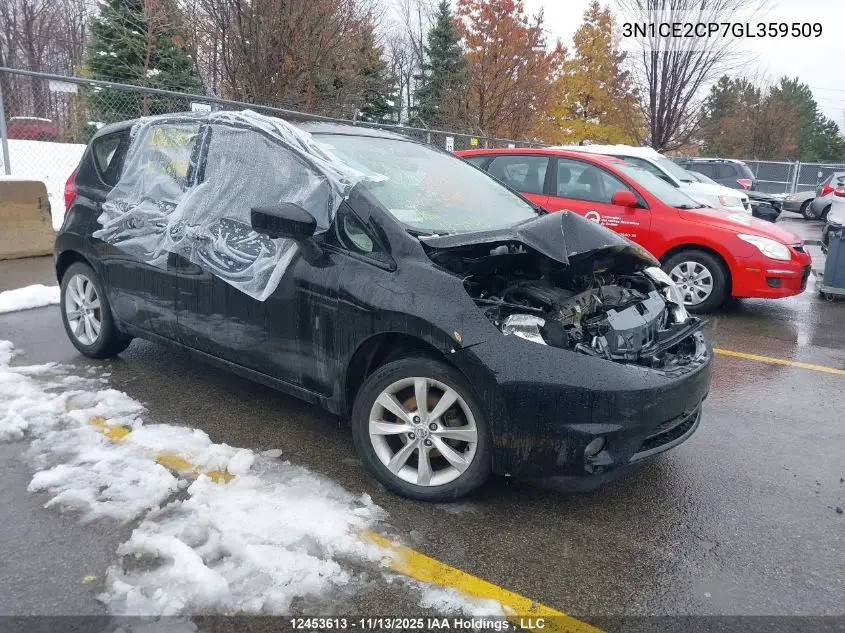 3N1CE2CP7GL359509 2016 Nissan Versa Note 1.6 S/1.6 Sl/1.6 Sr/1.6 Sv