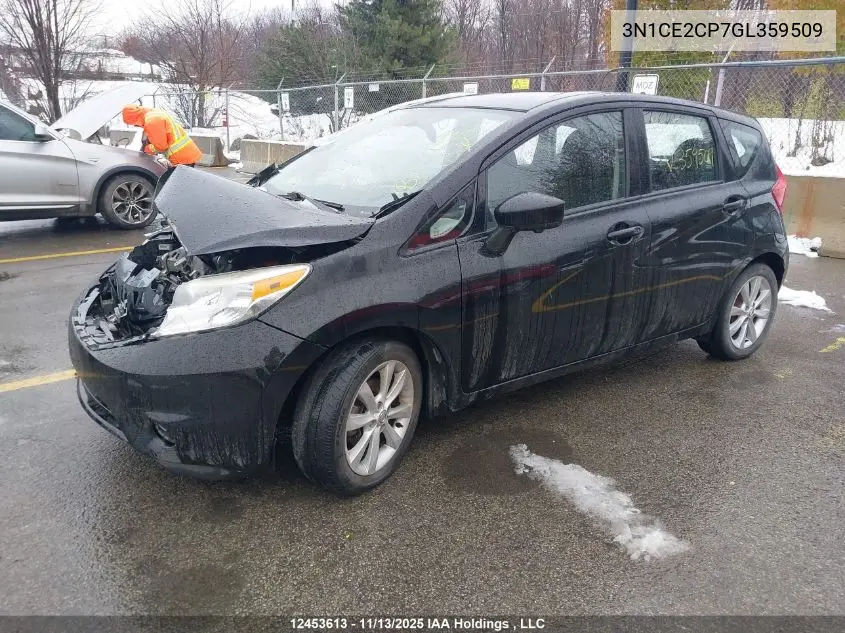 3N1CE2CP7GL359509 2016 Nissan Versa Note 1.6 S/1.6 Sl/1.6 Sr/1.6 Sv
