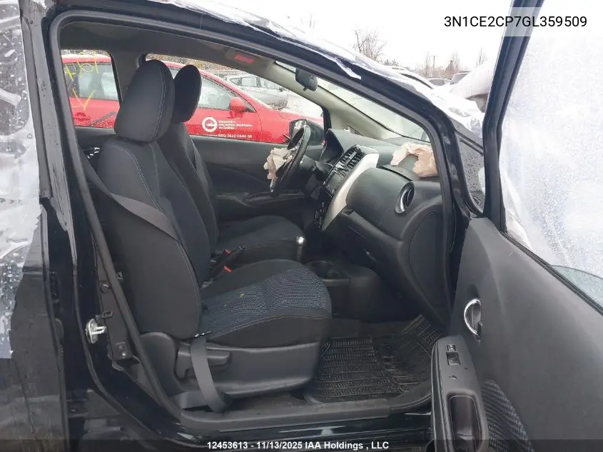 3N1CE2CP7GL359509 2016 Nissan Versa Note 1.6 S/1.6 Sl/1.6 Sr/1.6 Sv