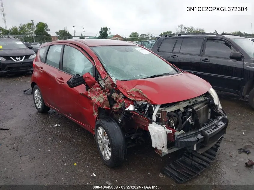 3N1CE2CPXGL372304 2016 Nissan Versa Note Sv