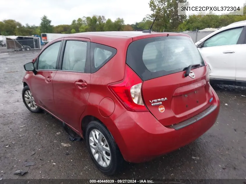 3N1CE2CPXGL372304 2016 Nissan Versa Note Sv