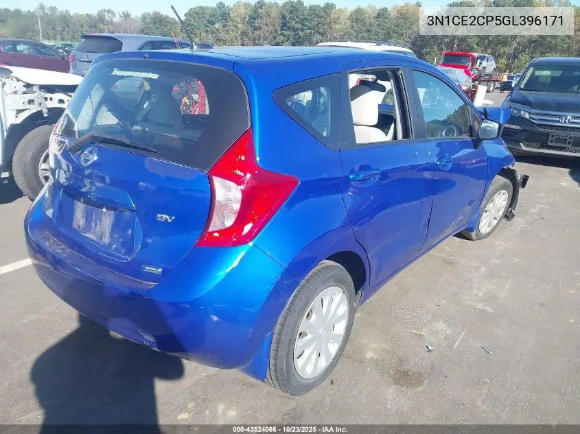 3N1CE2CP5GL396171 2016 Nissan Versa Note Sv