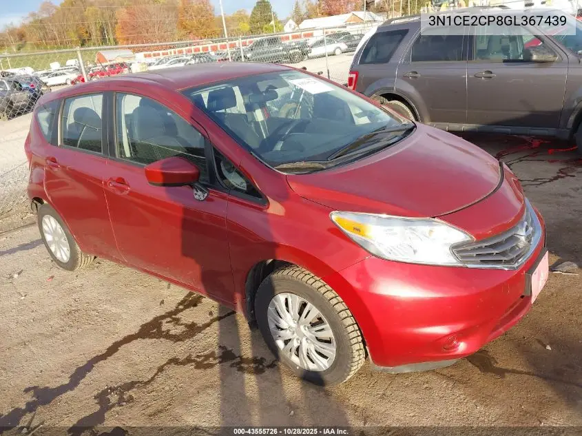3N1CE2CP8GL367439 2016 Nissan Versa Note Sv