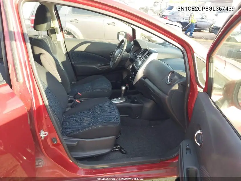 3N1CE2CP8GL367439 2016 Nissan Versa Note Sv
