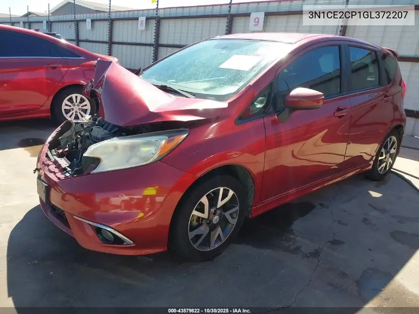3N1CE2CP1GL372207 2016 Nissan Versa Note Sr