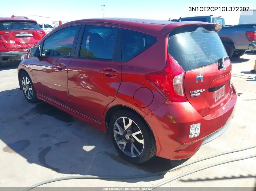 3N1CE2CP1GL372207 2016 Nissan Versa Note Sr