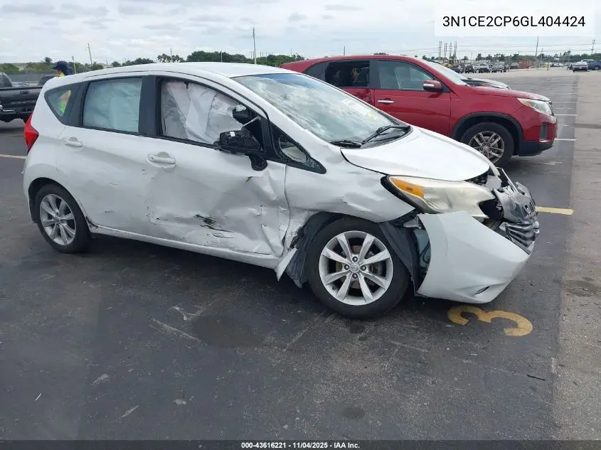 3N1CE2CP6GL404424 2016 Nissan Versa Note Sl