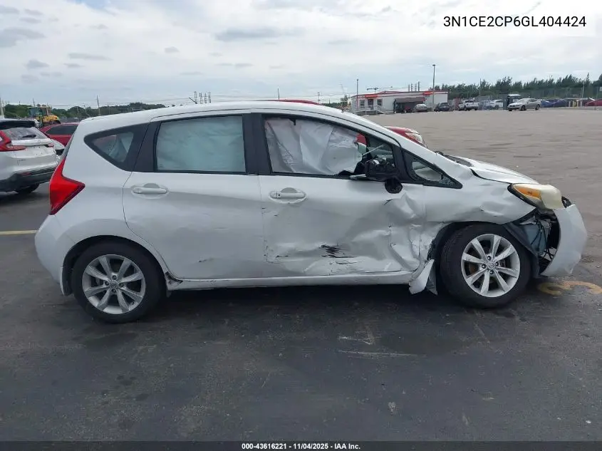 3N1CE2CP6GL404424 2016 Nissan Versa Note Sl