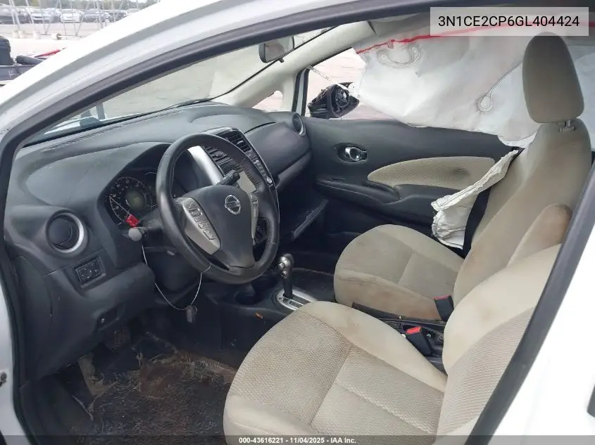 3N1CE2CP6GL404424 2016 Nissan Versa Note Sl