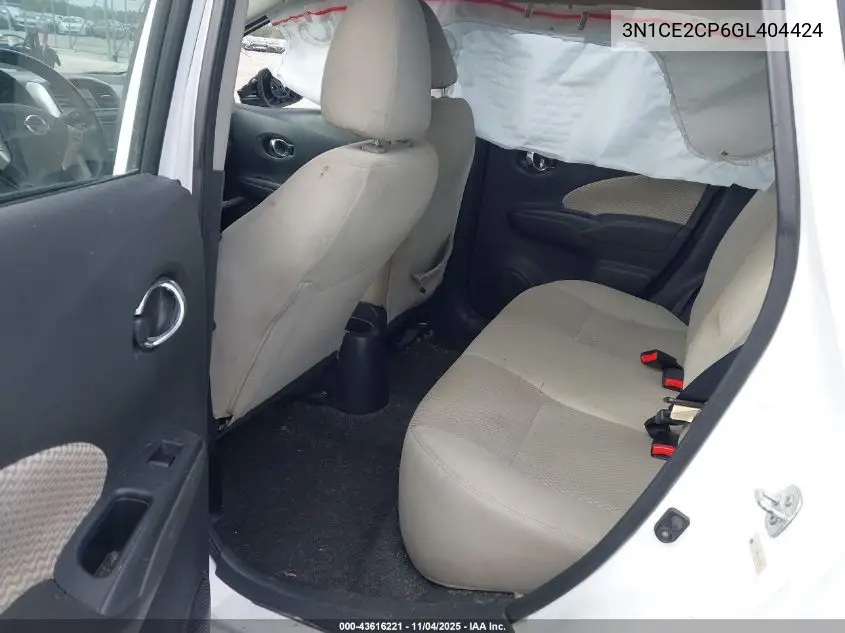 3N1CE2CP6GL404424 2016 Nissan Versa Note Sl
