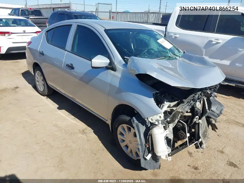 3N1CN7AP4GL866254 2016 Nissan Versa 1.6 S