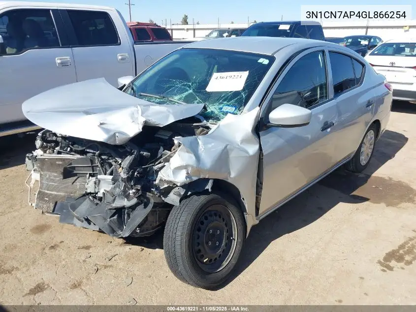 3N1CN7AP4GL866254 2016 Nissan Versa 1.6 S