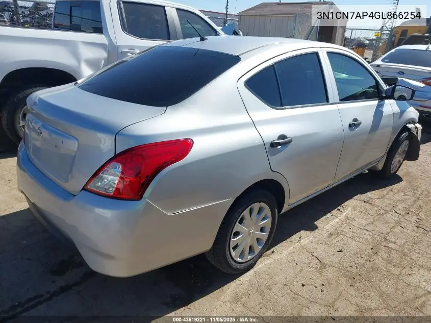 3N1CN7AP4GL866254 2016 Nissan Versa 1.6 S