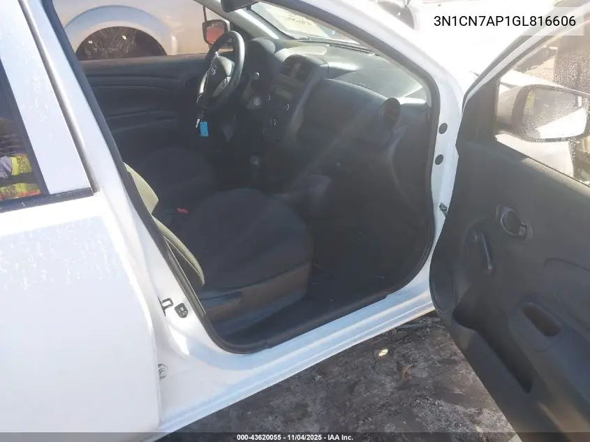 3N1CN7AP1GL816606 2016 Nissan Versa 1.6 S+