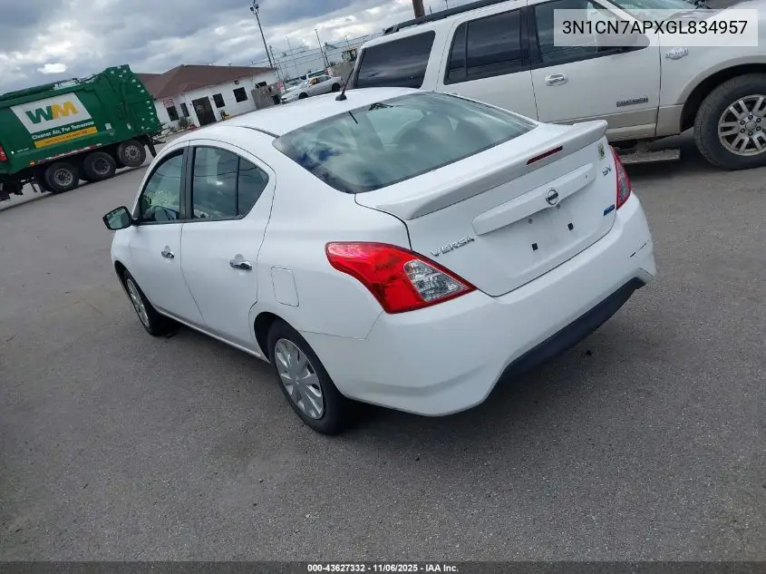 3N1CN7APXGL834957 2016 Nissan Versa 1.6 S/1.6 S+/1.6 Sl/1.6 Sv
