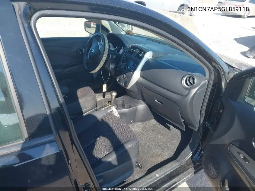 3N1CN7AP5GL859118 2016 Nissan Versa 1.6 S/1.6 S+/1.6 Sl/1.6 Sv