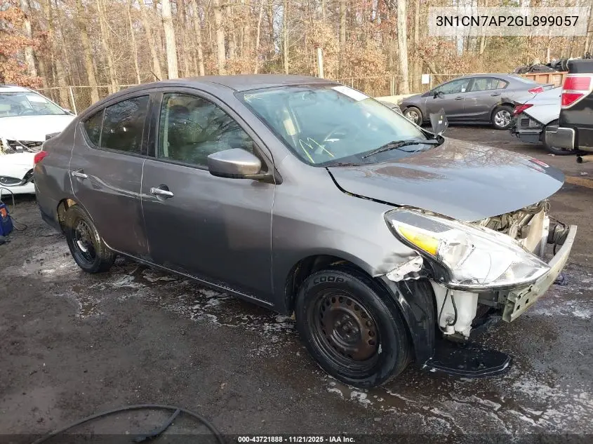 3N1CN7AP2GL899057 2016 Nissan Versa 1.6 S/1.6 S+/1.6 Sl/1.6 Sv
