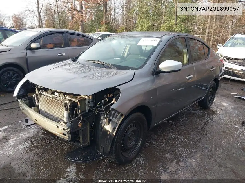 3N1CN7AP2GL899057 2016 Nissan Versa 1.6 S/1.6 S+/1.6 Sl/1.6 Sv