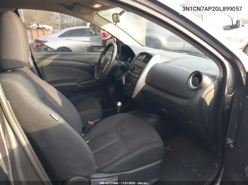 3N1CN7AP2GL899057 2016 Nissan Versa 1.6 S/1.6 S+/1.6 Sl/1.6 Sv