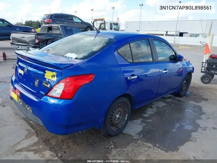 3N1CN7AP8GL898561 2016 Nissan Versa 1.6 Sv