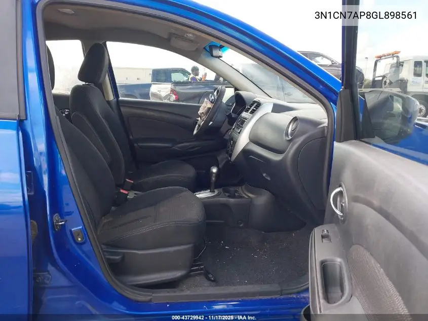 3N1CN7AP8GL898561 2016 Nissan Versa 1.6 Sv