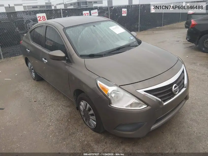 3N1CN7AP6GL846488 2016 Nissan Versa 1.6 Sv