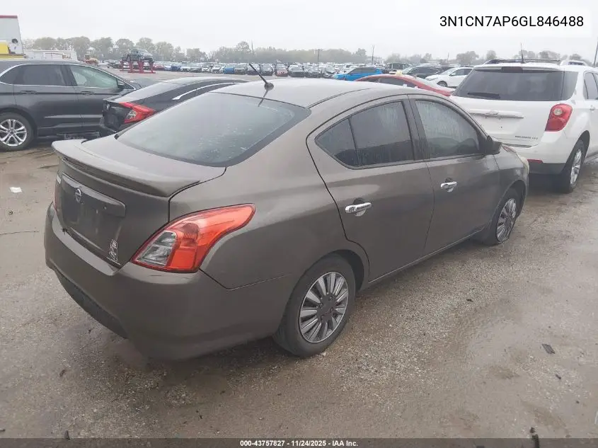 3N1CN7AP6GL846488 2016 Nissan Versa 1.6 Sv