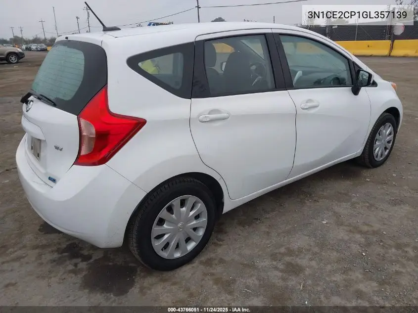 3N1CE2CP1GL357139 2016 Nissan Versa Note S (Sr)/S Plus/Sl/Sr/Sv