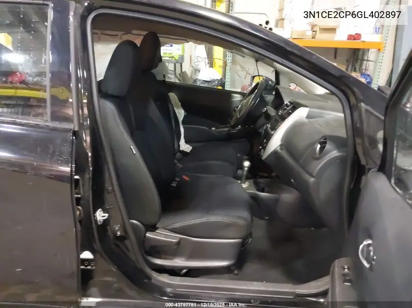 3N1CE2CP6GL402897 2016 Nissan Versa Note S (Sr)/S Plus/Sl/Sr/Sv