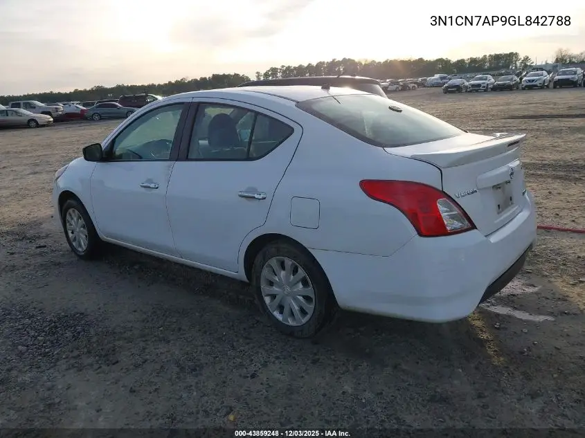 3N1CN7AP9GL842788 2016 Nissan Versa 1.6 S/1.6 S+/1.6 Sl/1.6 Sv