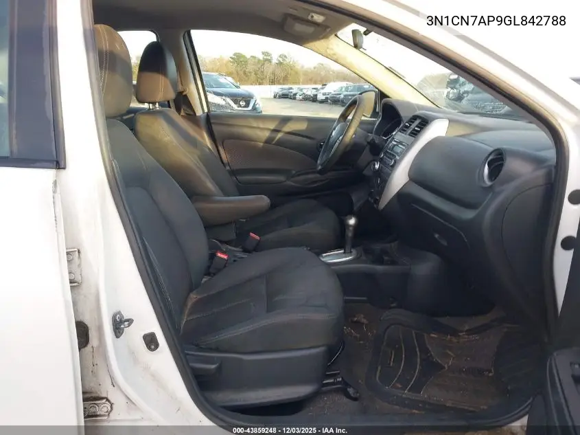 3N1CN7AP9GL842788 2016 Nissan Versa 1.6 S/1.6 S+/1.6 Sl/1.6 Sv