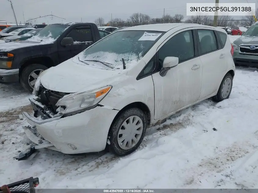 3N1CE2CP5GL391388 2016 Nissan Versa Note S (Sr)/S Plus/Sl/Sr/Sv