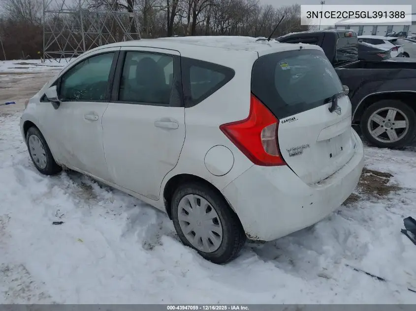 3N1CE2CP5GL391388 2016 Nissan Versa Note S (Sr)/S Plus/Sl/Sr/Sv
