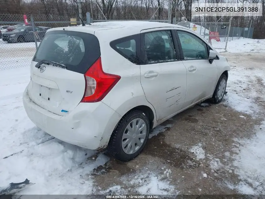 3N1CE2CP5GL391388 2016 Nissan Versa Note S (Sr)/S Plus/Sl/Sr/Sv