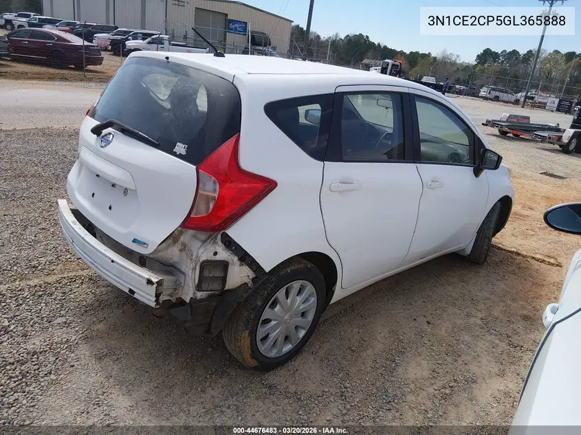 3N1CE2CP5GL365888 2016 Nissan Versa Note S Plus