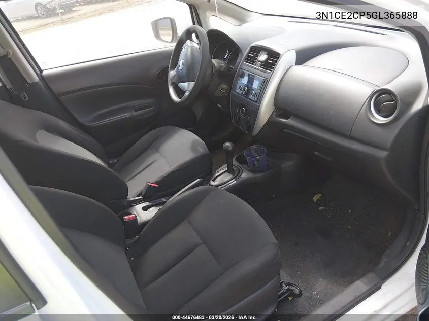 3N1CE2CP5GL365888 2016 Nissan Versa Note S Plus