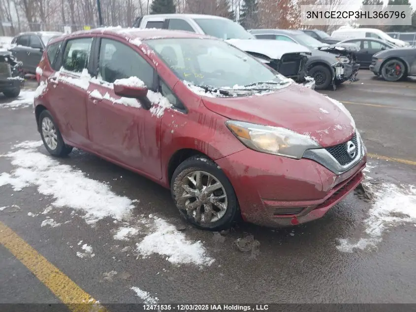 3N1CE2CP3HL366796 2017 Nissan Versa Note S/S Plus/Sv/Sl/Sr