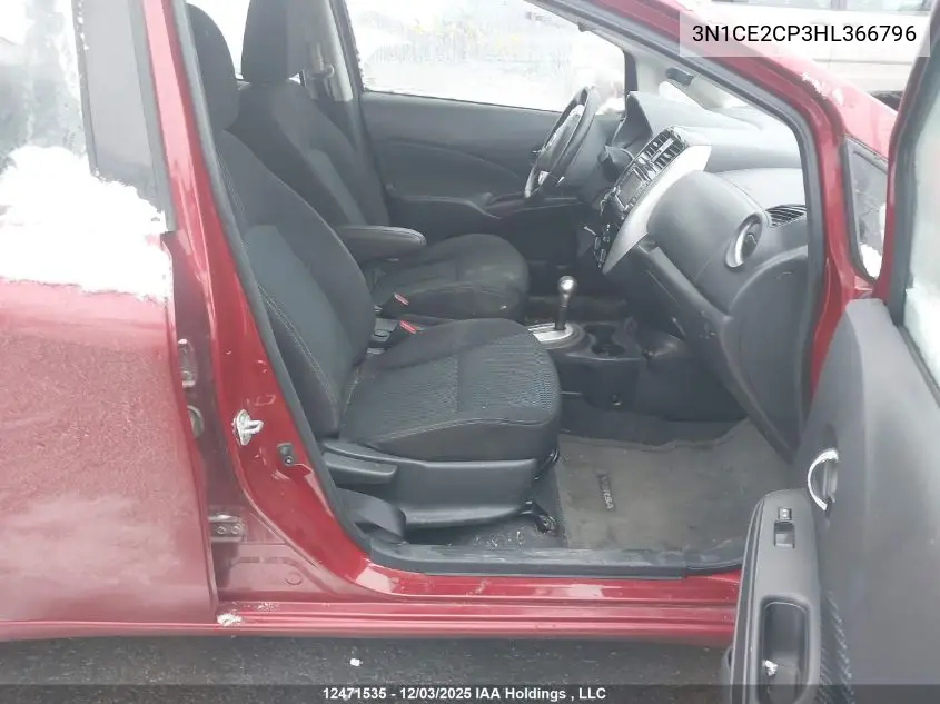 3N1CE2CP3HL366796 2017 Nissan Versa Note S/S Plus/Sv/Sl/Sr