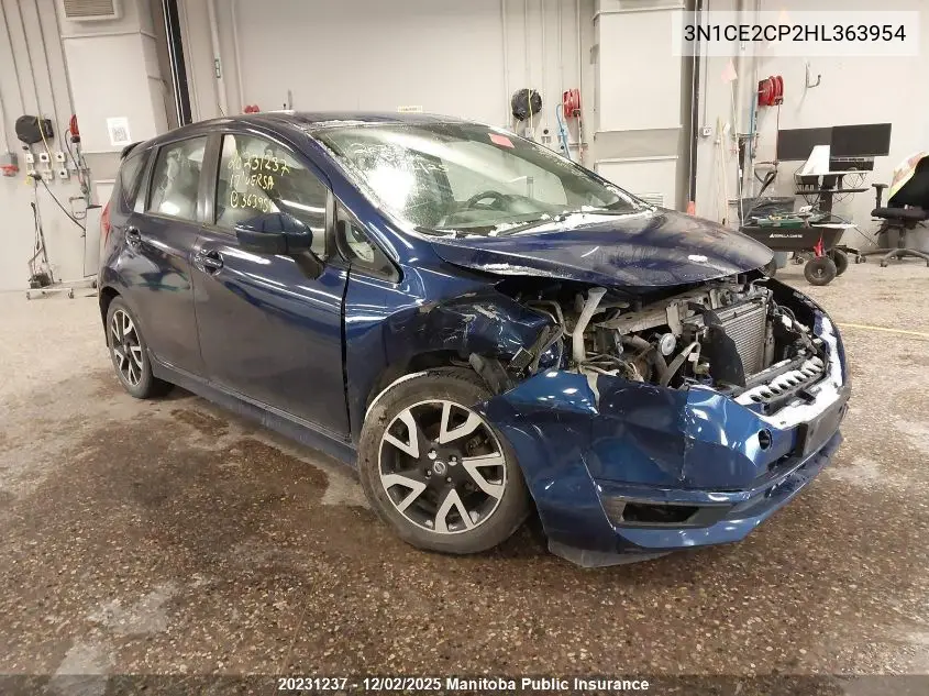 3N1CE2CP2HL363954 2017 Nissan Versa Note S