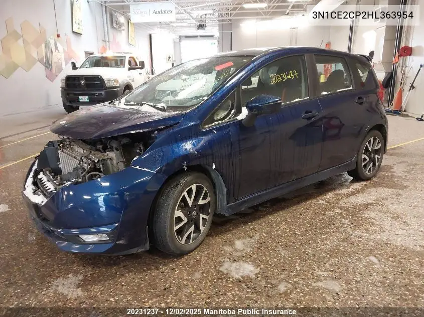 3N1CE2CP2HL363954 2017 Nissan Versa Note S