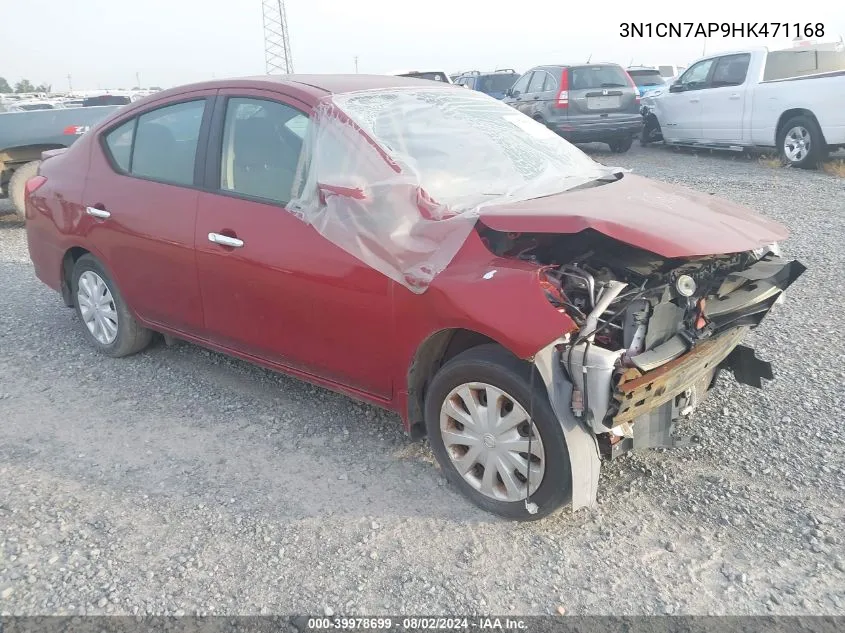 3N1CN7AP9HK471168 2017 Nissan Versa 1.6 Sv