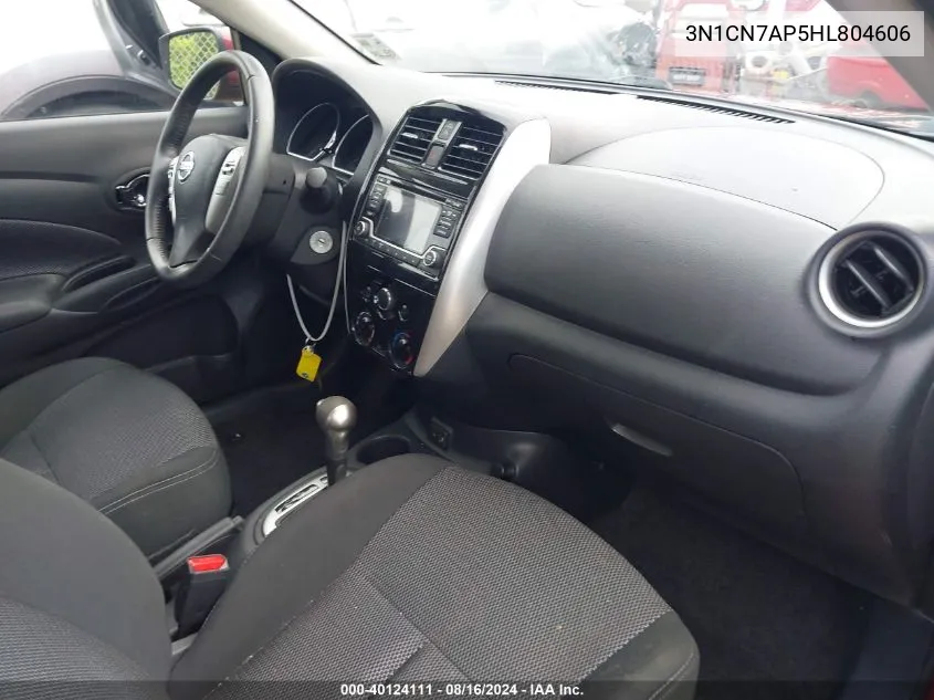 3N1CN7AP5HL804606 2017 Nissan Versa 1.6 Sv