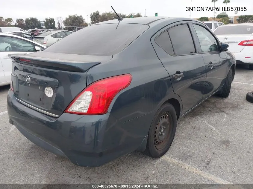 3N1CN7AP6HL857055 2017 Nissan Versa 1.6 S+