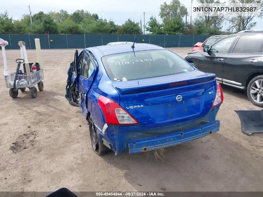 3N1CN7AP7HL832987 2017 Nissan Versa 1.6 Sv