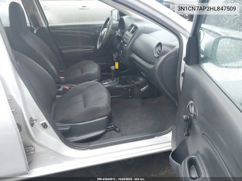 3N1CN7AP2HL847509 2017 Nissan Versa 1.6 S+