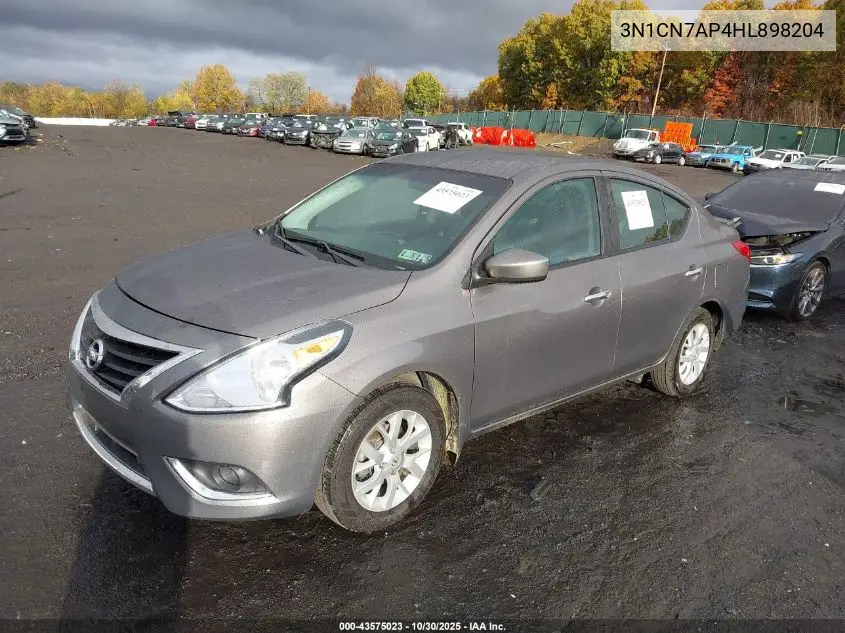 3N1CN7AP4HL898204 2017 Nissan Versa 1.6 Sv