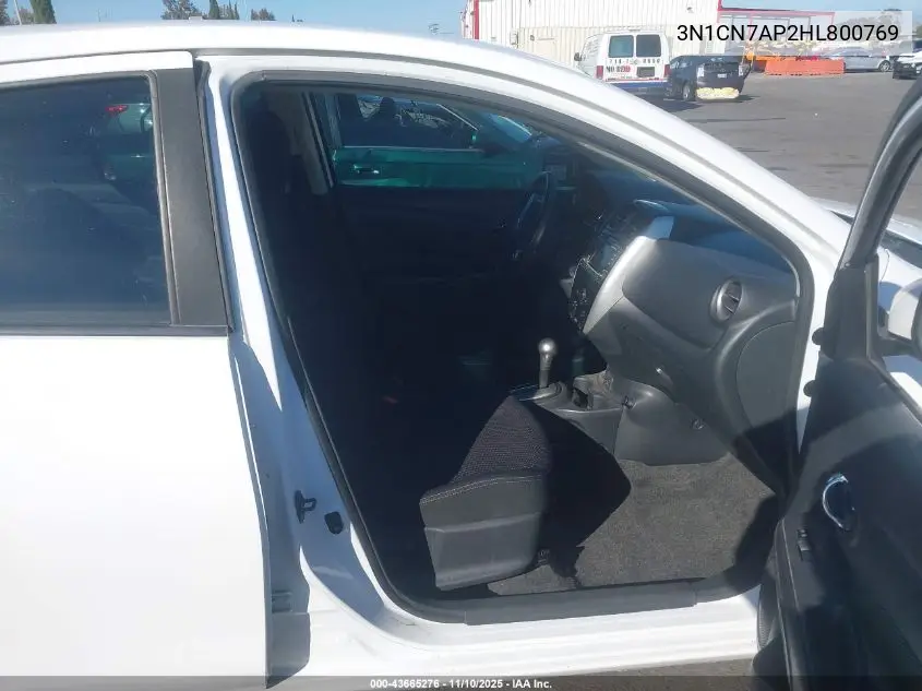 3N1CN7AP2HL800769 2017 Nissan Versa 1.6 Sv